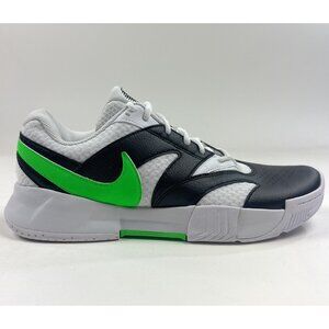 Nike Court Lite 4 Mens Size 9.5 Tennis Shoes Sneakers White Green FD6574-105